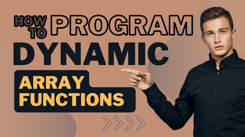 Learn How to Program Dynamic Array Functions in Excel | CodeSolutionStuff
